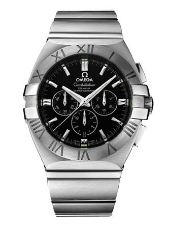 Omega Constellation Double Eagle Chrono Series Mens Stainless Steel Wristwatch-1514.51.00 Omega Constellation Double Eagle Chrono Series Mens Stainless Steel Wristwatch-1514.51.00
