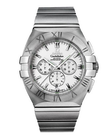 Omega Constellation Double Eagle Chrono Series Mens Stainless Steel Wristwatch-1514.20.00 Omega Constellation Double Eagle Chrono Series Mens Stainless Steel Wristwatch-1514.20.00