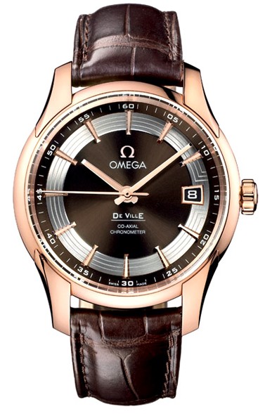 Omega De Ville Hour Vision 18k Rose Gold Mens Wristwatch 431.63.41.21.13.001 Omega De Ville Hour Vision 18k Rose Gold Mens Wristwatch 431.63.41.21.13.001