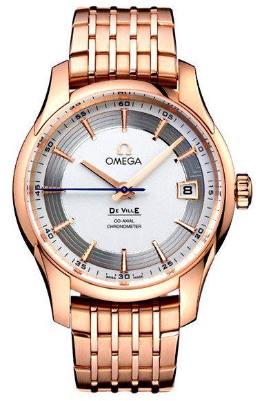 Omega De Ville Hour Vision 18k Rose Gold Mens Wristwatch 431.60.41.21.02.001 Omega De Ville Hour Vision 18k Rose Gold Mens Wristwatch 431.60.41.21.02.001