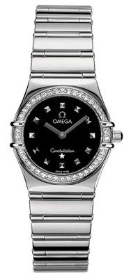 Omega Constellation Series Black Inlaid Diamond Jewelry Ladies Watch 1475.51 Omega Constellation Series Black Inlaid Diamond Jewelry Ladies Watch 1475.51