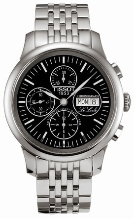 Tissot Le Locle Series Stainless Steel Chronograph Automatic Mens Watch-T41.1.387.51 Tissot Le Locle Series Stainless Steel Chronograph Automatic Mens Watch-T41.1.387.51