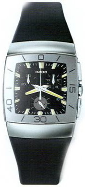 Rado Sintra Series Chronograph Ceramic Quartz Mens Watch R13600139 in Black Rado Sintra Series Chronograph Ceramic Quartz Mens Watch R13600139 in Black