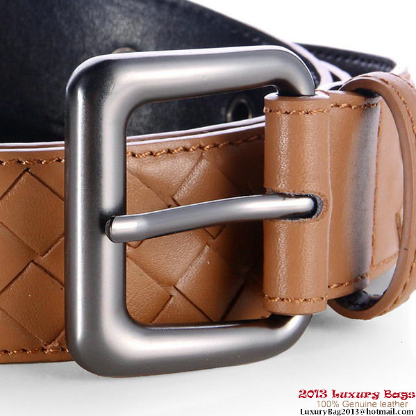 Bottega Veneta Intrecciato Nappa Belt Apricot Bottega Veneta Intrecciato Nappa Belt Apricot