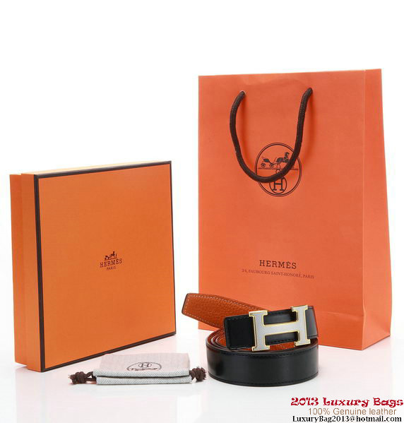 Hermes 43mm Calf Leather Belt HB108-15 Hermes 43mm Calf Leather Belt HB108-15