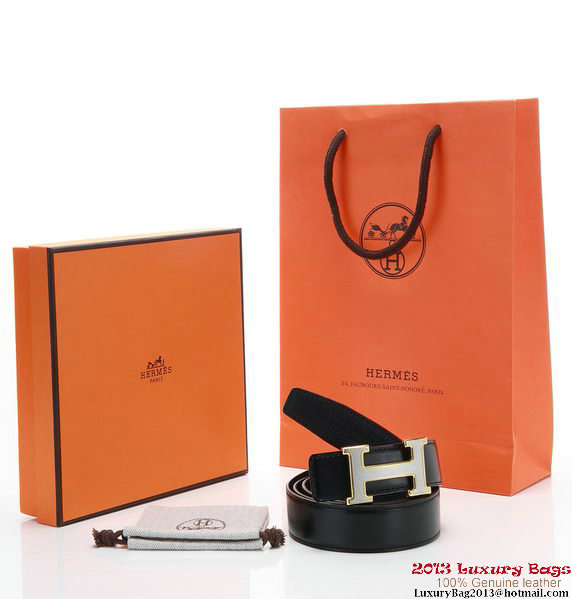 Hermes 43mm Calf Leather Belt HB108-17 Hermes 43mm Calf Leather Belt HB108-17