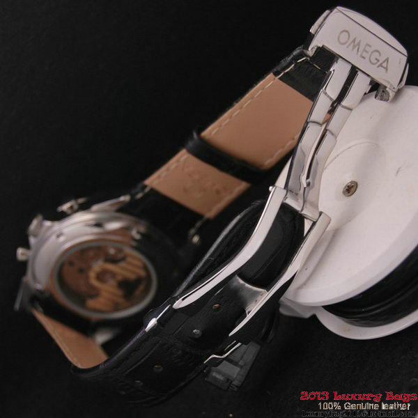 OMEGA DE VILLE CO-AXIAL CHRONOSCOPE Red Gold on Black Leather Strap OM77419 OMEGA DE VILLE CO-AXIAL CHRONOSCOPE Red Gold on Black Leather Strap OM77419