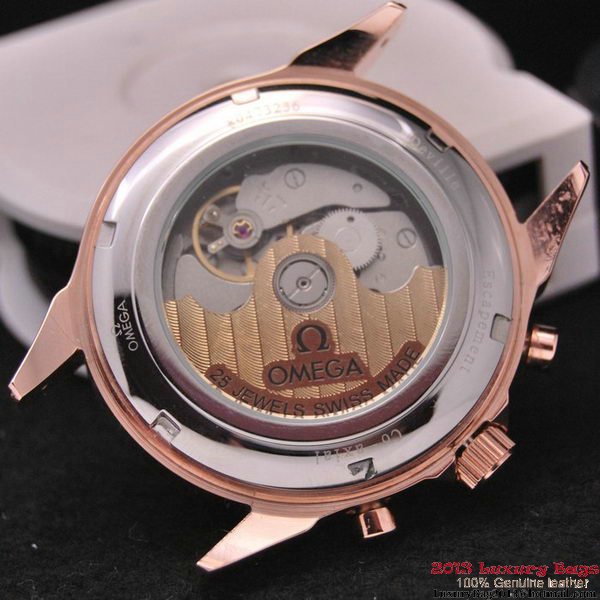 OMEGA DE VILLE CO-AXIAL CHRONOSCOPE Red Gold on Black Leather Strap OM77428 OMEGA DE VILLE CO-AXIAL CHRONOSCOPE Red Gold on Black Leather Strap OM77428
