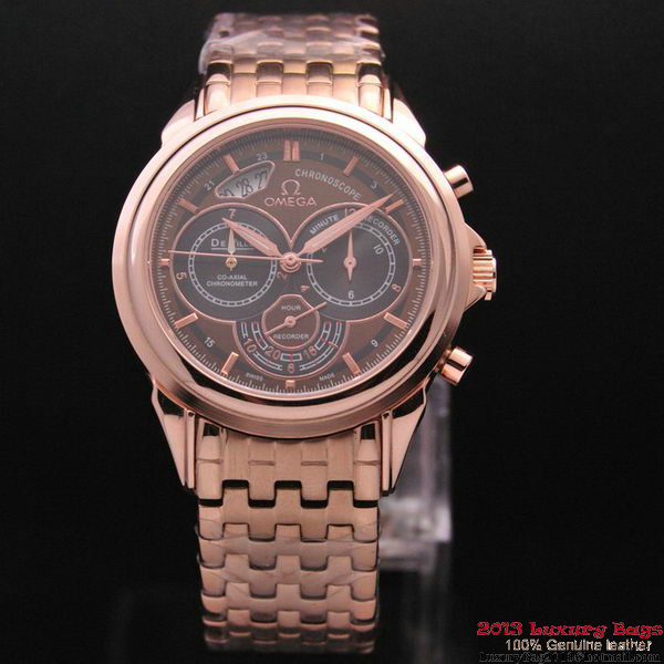 OMEGA DE VILLE CO-AXIAL CHRONOSCOPE Red Gold on Red Gold Strap OM77433 OMEGA DE VILLE CO-AXIAL CHRONOSCOPE Red Gold on Red Gold Strap OM77433