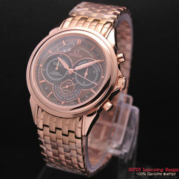 OMEGA DE VILLE CO-AXIAL CHRONOSCOPE Red Gold on Red Gold Strap OM77433 OMEGA DE VILLE CO-AXIAL CHRONOSCOPE Red Gold on Red Gold Strap OM77433