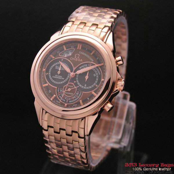 OMEGA DE VILLE CO-AXIAL CHRONOSCOPE Red Gold on Red Gold Strap OM77433 OMEGA DE VILLE CO-AXIAL CHRONOSCOPE Red Gold on Red Gold Strap OM77433