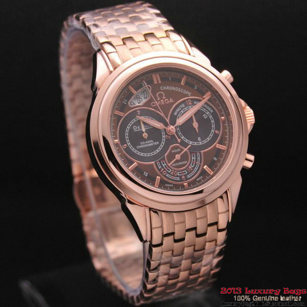 OMEGA DE VILLE CO-AXIAL CHRONOSCOPE Red Gold on Red Gold Strap OM77433 OMEGA DE VILLE CO-AXIAL CHRONOSCOPE Red Gold on Red Gold Strap OM77433