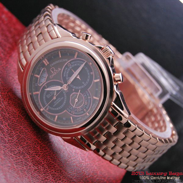 OMEGA DE VILLE CO-AXIAL CHRONOSCOPE Red Gold on Red Gold Strap OM77433 OMEGA DE VILLE CO-AXIAL CHRONOSCOPE Red Gold on Red Gold Strap OM77433