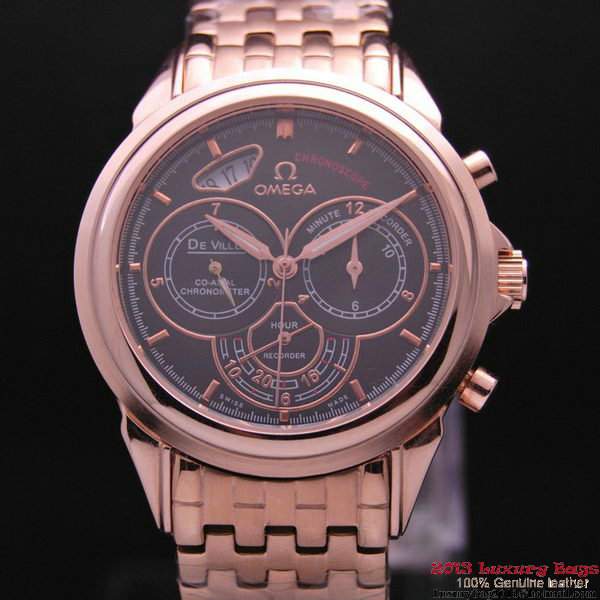 OMEGA DE VILLE CO-AXIAL CHRONOSCOPE Red Gold on Red Gold Strap OM77434 OMEGA DE VILLE CO-AXIAL CHRONOSCOPE Red Gold on Red Gold Strap OM77434