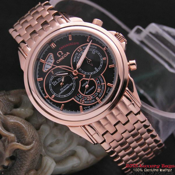 OMEGA DE VILLE CO-AXIAL CHRONOSCOPE Red Gold on Red Gold Strap OM77434 OMEGA DE VILLE CO-AXIAL CHRONOSCOPE Red Gold on Red Gold Strap OM77434