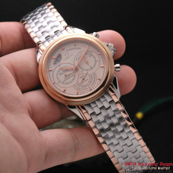OMEGA DE VILLE CO-AXIAL CHRONOSCOPE Red Gold on Steel Strap OM77429 OMEGA DE VILLE CO-AXIAL CHRONOSCOPE Red Gold on Steel Strap OM77429