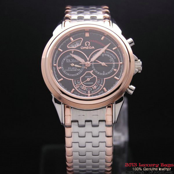 OMEGA DE VILLE CO-AXIAL CHRONOSCOPE Red Gold on Steel Strap OM77431 OMEGA DE VILLE CO-AXIAL CHRONOSCOPE Red Gold on Steel Strap OM77431