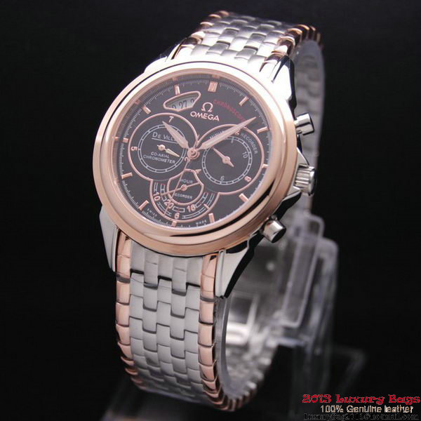 OMEGA DE VILLE CO-AXIAL CHRONOSCOPE Red Gold on Steel Strap OM77431 OMEGA DE VILLE CO-AXIAL CHRONOSCOPE Red Gold on Steel Strap OM77431