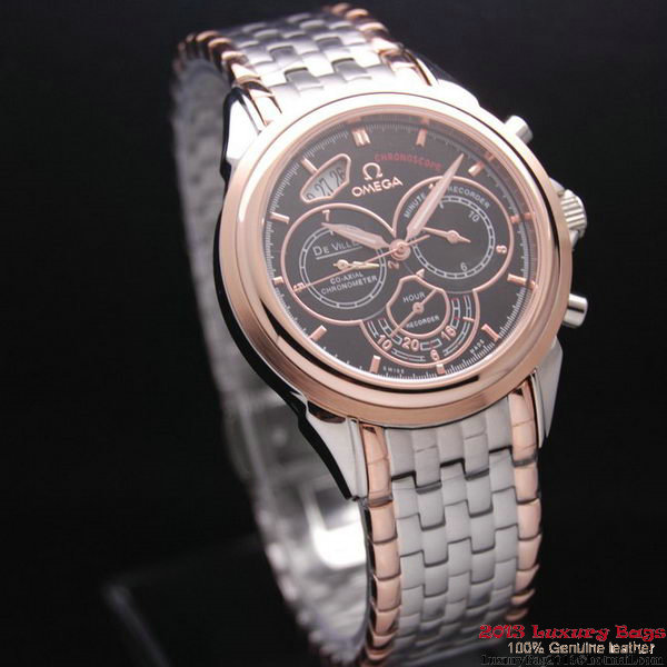 OMEGA DE VILLE CO-AXIAL CHRONOSCOPE Red Gold on Steel Strap OM77431 OMEGA DE VILLE CO-AXIAL CHRONOSCOPE Red Gold on Steel Strap OM77431