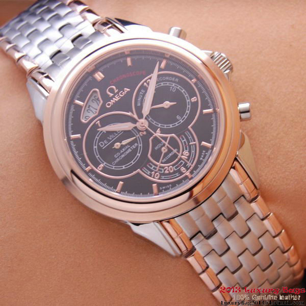 OMEGA DE VILLE CO-AXIAL CHRONOSCOPE Red Gold on Steel Strap OM77431 OMEGA DE VILLE CO-AXIAL CHRONOSCOPE Red Gold on Steel Strap OM77431