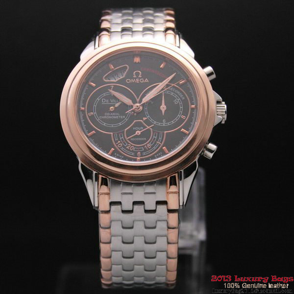 OMEGA DE VILLE CO-AXIAL CHRONOSCOPE Red Gold on Steel Strap OM77431 OMEGA DE VILLE CO-AXIAL CHRONOSCOPE Red Gold on Steel Strap OM77431