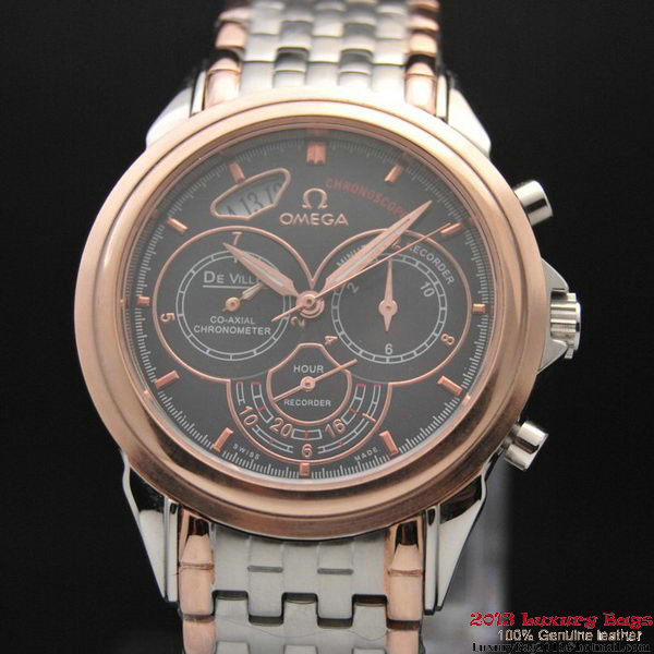 OMEGA DE VILLE CO-AXIAL CHRONOSCOPE Red Gold on Steel Strap OM77431 OMEGA DE VILLE CO-AXIAL CHRONOSCOPE Red Gold on Steel Strap OM77431