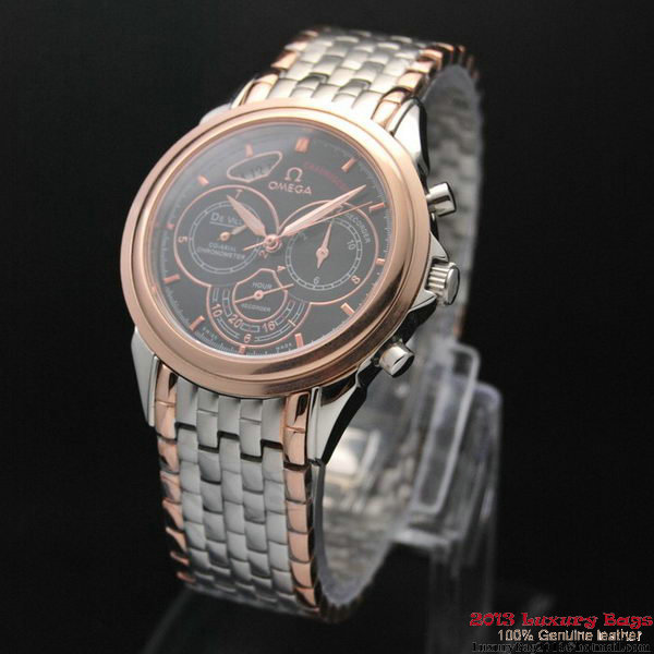 OMEGA DE VILLE CO-AXIAL CHRONOSCOPE Red Gold on Steel Strap OM77431 OMEGA DE VILLE CO-AXIAL CHRONOSCOPE Red Gold on Steel Strap OM77431