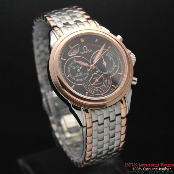 OMEGA DE VILLE CO-AXIAL CHRONOSCOPE Red Gold on Steel Strap OM77431 OMEGA DE VILLE CO-AXIAL CHRONOSCOPE Red Gold on Steel Strap OM77431