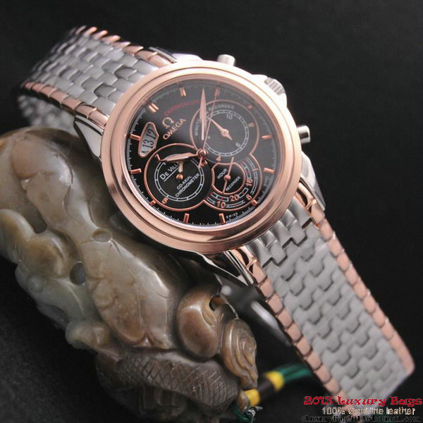 OMEGA DE VILLE CO-AXIAL CHRONOSCOPE Red Gold on Steel Strap OM77431 OMEGA DE VILLE CO-AXIAL CHRONOSCOPE Red Gold on Steel Strap OM77431