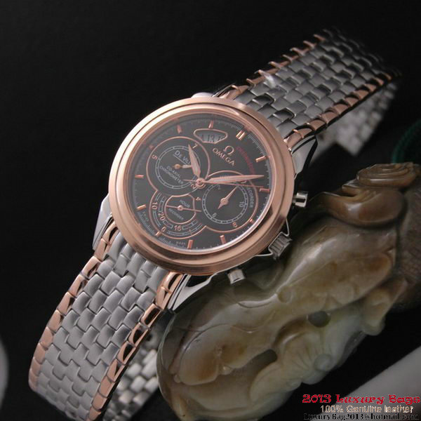 OMEGA DE VILLE CO-AXIAL CHRONOSCOPE Red Gold on Steel Strap OM77431 OMEGA DE VILLE CO-AXIAL CHRONOSCOPE Red Gold on Steel Strap OM77431