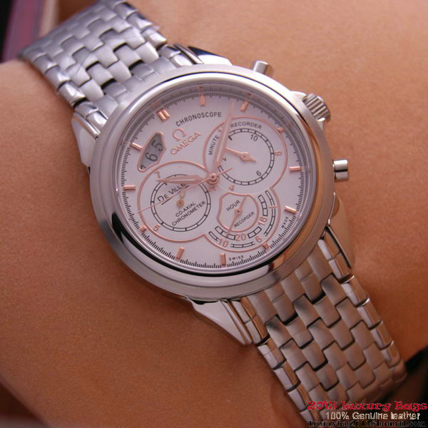 OMEGA DE VILLE CO-AXIAL CHRONOSCOPE Steel on Steel Strap OM77412 OMEGA DE VILLE CO-AXIAL CHRONOSCOPE Steel on Steel Strap OM77412