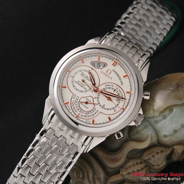 OMEGA DE VILLE CO-AXIAL CHRONOSCOPE Steel on Steel Strap OM77412 OMEGA DE VILLE CO-AXIAL CHRONOSCOPE Steel on Steel Strap OM77412