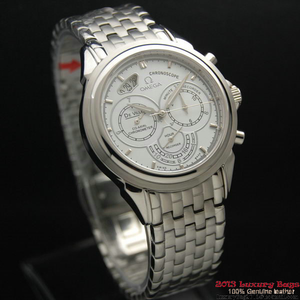 OMEGA DE VILLE CO-AXIAL CHRONOSCOPE Steel on Steel Strap OM77413 OMEGA DE VILLE CO-AXIAL CHRONOSCOPE Steel on Steel Strap OM77413