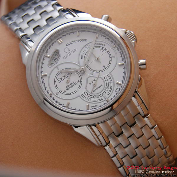 OMEGA DE VILLE CO-AXIAL CHRONOSCOPE Steel on Steel Strap OM77413 OMEGA DE VILLE CO-AXIAL CHRONOSCOPE Steel on Steel Strap OM77413