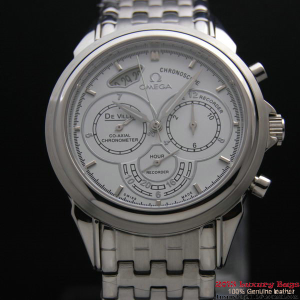 OMEGA DE VILLE CO-AXIAL CHRONOSCOPE Steel on Steel Strap OM77413 OMEGA DE VILLE CO-AXIAL CHRONOSCOPE Steel on Steel Strap OM77413