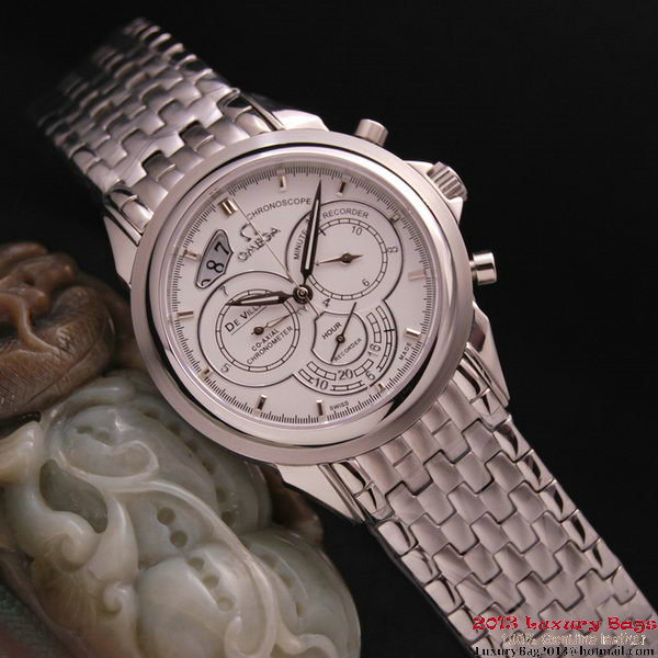 OMEGA DE VILLE CO-AXIAL CHRONOSCOPE Steel on Steel Strap OM77413 OMEGA DE VILLE CO-AXIAL CHRONOSCOPE Steel on Steel Strap OM77413