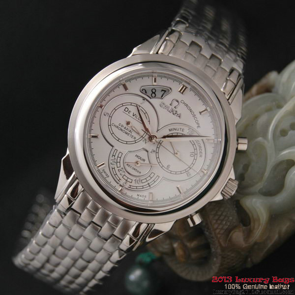 OMEGA DE VILLE CO-AXIAL CHRONOSCOPE Steel on Steel Strap OM77413 OMEGA DE VILLE CO-AXIAL CHRONOSCOPE Steel on Steel Strap OM77413