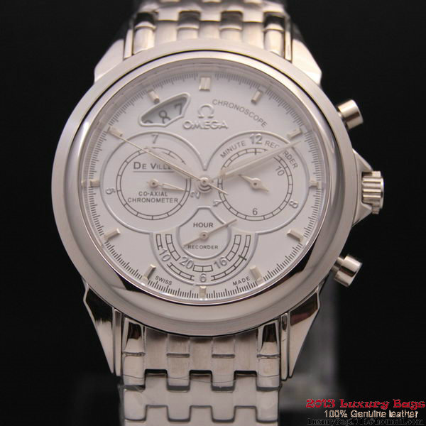 OMEGA DE VILLE CO-AXIAL CHRONOSCOPE Steel on Steel Strap OM77413 OMEGA DE VILLE CO-AXIAL CHRONOSCOPE Steel on Steel Strap OM77413