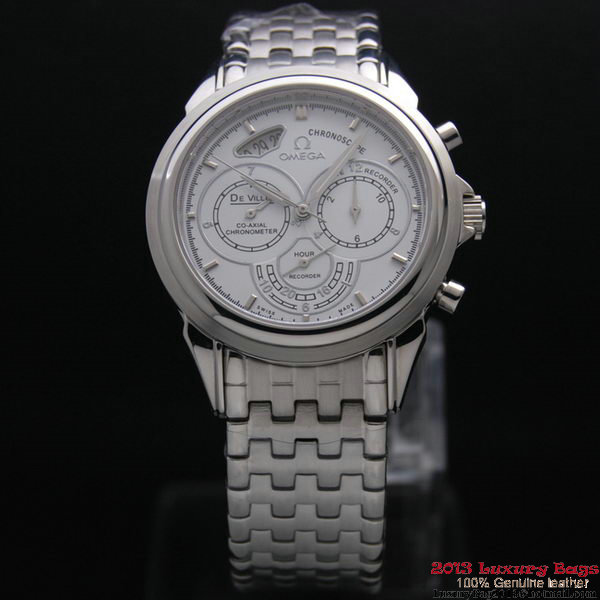 OMEGA DE VILLE CO-AXIAL CHRONOSCOPE Steel on Steel Strap OM77413 OMEGA DE VILLE CO-AXIAL CHRONOSCOPE Steel on Steel Strap OM77413