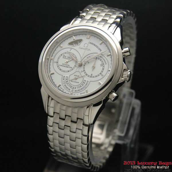 OMEGA DE VILLE CO-AXIAL CHRONOSCOPE Steel on Steel Strap OM77413 OMEGA DE VILLE CO-AXIAL CHRONOSCOPE Steel on Steel Strap OM77413