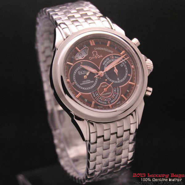 OMEGA DE VILLE CO-AXIAL CHRONOSCOPE Steel on Steel Strap OM77414 OMEGA DE VILLE CO-AXIAL CHRONOSCOPE Steel on Steel Strap OM77414