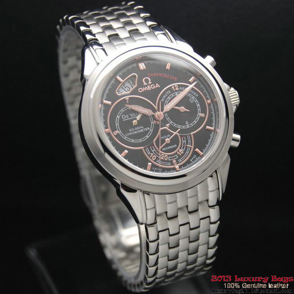OMEGA DE VILLE CO-AXIAL CHRONOSCOPE Steel on Steel Strap OM77416 OMEGA DE VILLE CO-AXIAL CHRONOSCOPE Steel on Steel Strap OM77416