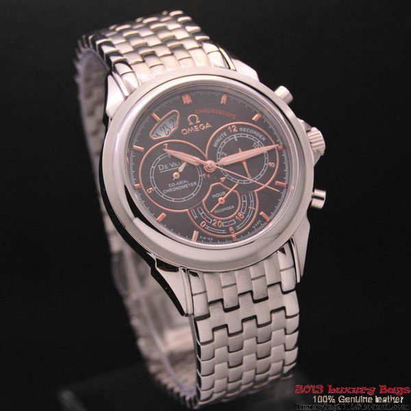 OMEGA DE VILLE CO-AXIAL CHRONOSCOPE Steel on Steel Strap OM77416 OMEGA DE VILLE CO-AXIAL CHRONOSCOPE Steel on Steel Strap OM77416