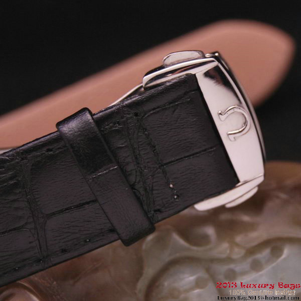 OMEGA DE VILLE CO-AXIAL Chronometer Red Gold on Black Leather Strap OM77504 OMEGA DE VILLE CO-AXIAL Chronometer Red Gold on Black Leather Strap OM77504