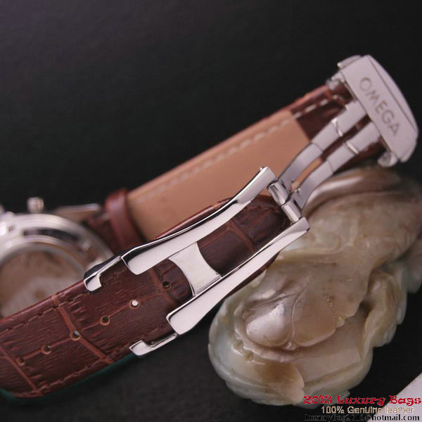 OMEGA DE VILLE CO-AXIAL Chronometer Red Gold on Brown Leather Strap OM77509 OMEGA DE VILLE CO-AXIAL Chronometer Red Gold on Brown Leather Strap OM77509