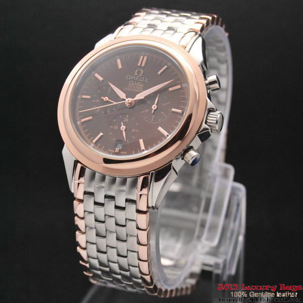 OMEGA DE VILLE CO-AXIAL Chronometer Red Gold on Steel Strap OM77516 OMEGA DE VILLE CO-AXIAL Chronometer Red Gold on Steel Strap OM77516