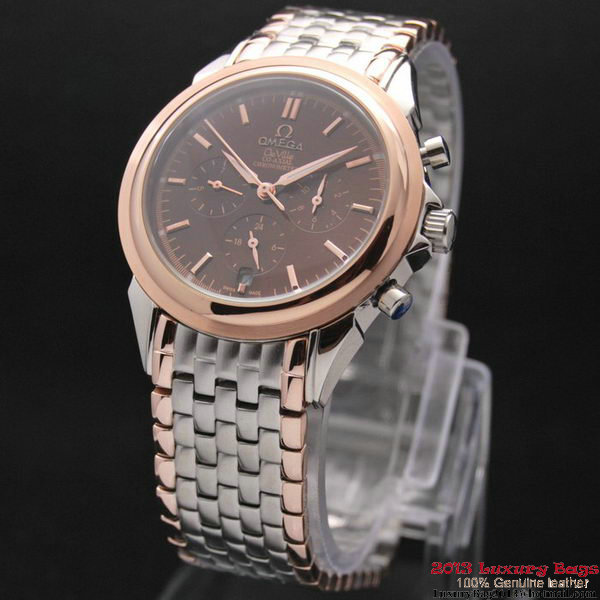 OMEGA DE VILLE CO-AXIAL Chronometer Red Gold on Steel Strap OM77516 OMEGA DE VILLE CO-AXIAL Chronometer Red Gold on Steel Strap OM77516
