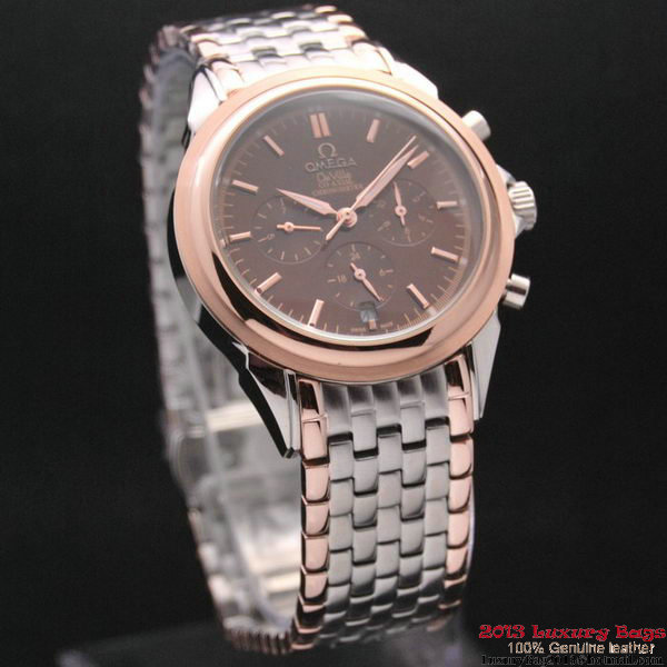 OMEGA DE VILLE CO-AXIAL Chronometer Red Gold on Steel Strap OM77516 OMEGA DE VILLE CO-AXIAL Chronometer Red Gold on Steel Strap OM77516