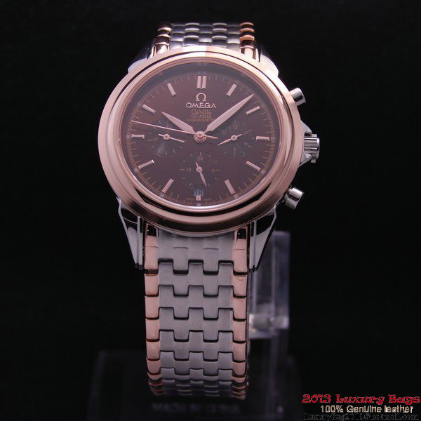 OMEGA DE VILLE CO-AXIAL Chronometer Red Gold on Steel Strap OM77516 OMEGA DE VILLE CO-AXIAL Chronometer Red Gold on Steel Strap OM77516