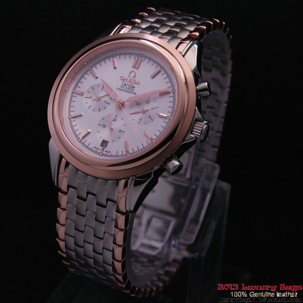 OMEGA DE VILLE CO-AXIAL Chronometer Red Gold on Steel Strap OM77517 OMEGA DE VILLE CO-AXIAL Chronometer Red Gold on Steel Strap OM77517
